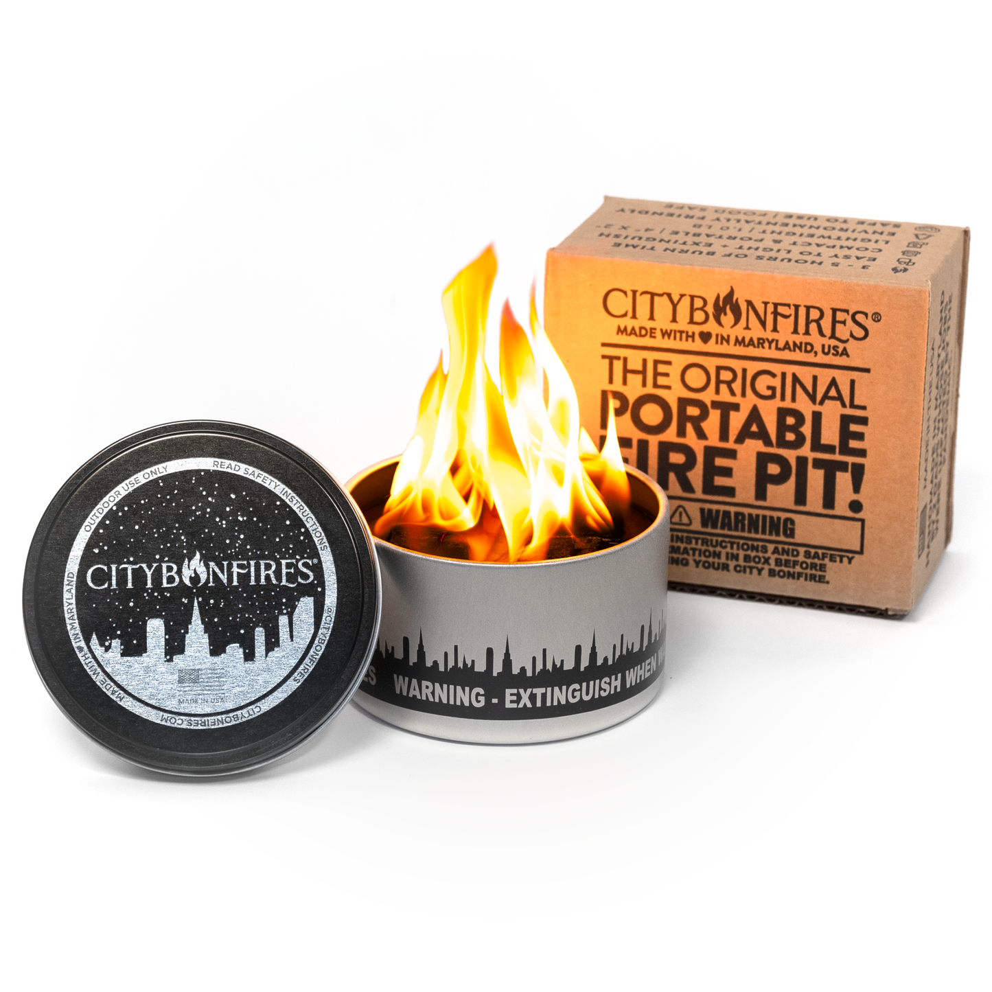 City Bonfires - Portable Fire Pit
