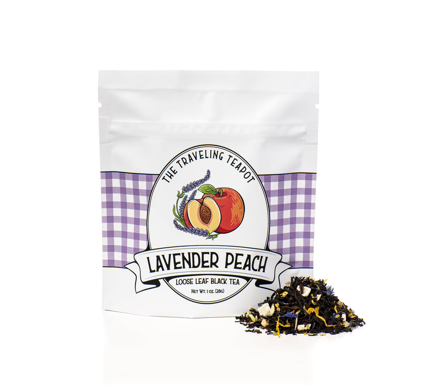 Lavender Peach Black Tea: 1 oz.